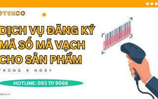 Dịch vụ đăng ký mã số mã vạch cho sản phẩm - từ 6 ngày