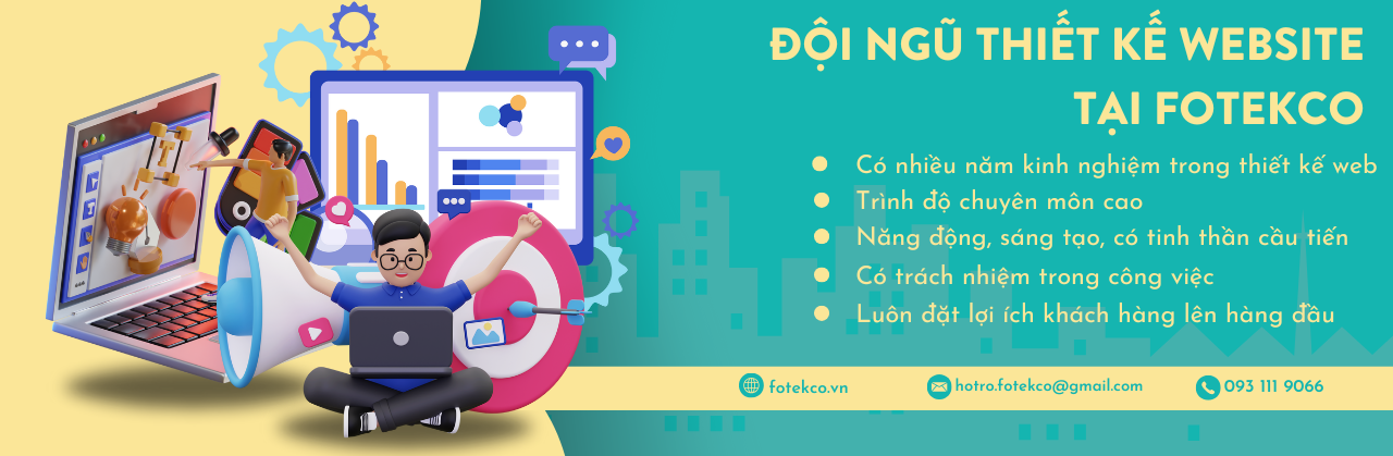 Dịch vụ hậu mãi tại khi thiết website Fotekco