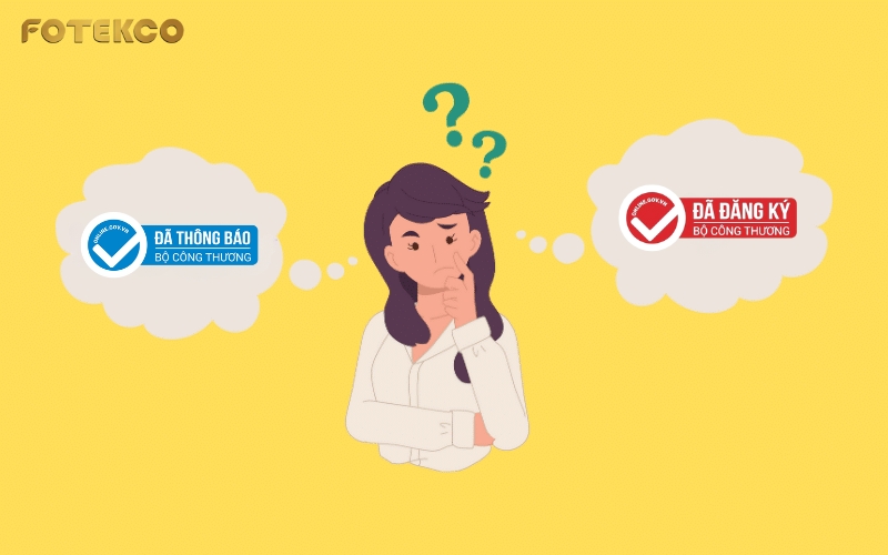 Phân biệt website cần thông báo và hoặc đăng ký với Bộ Công Thương