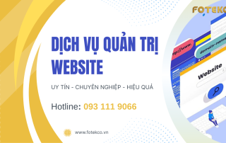 Dịch vụ quản trị website chuyên nghiệp