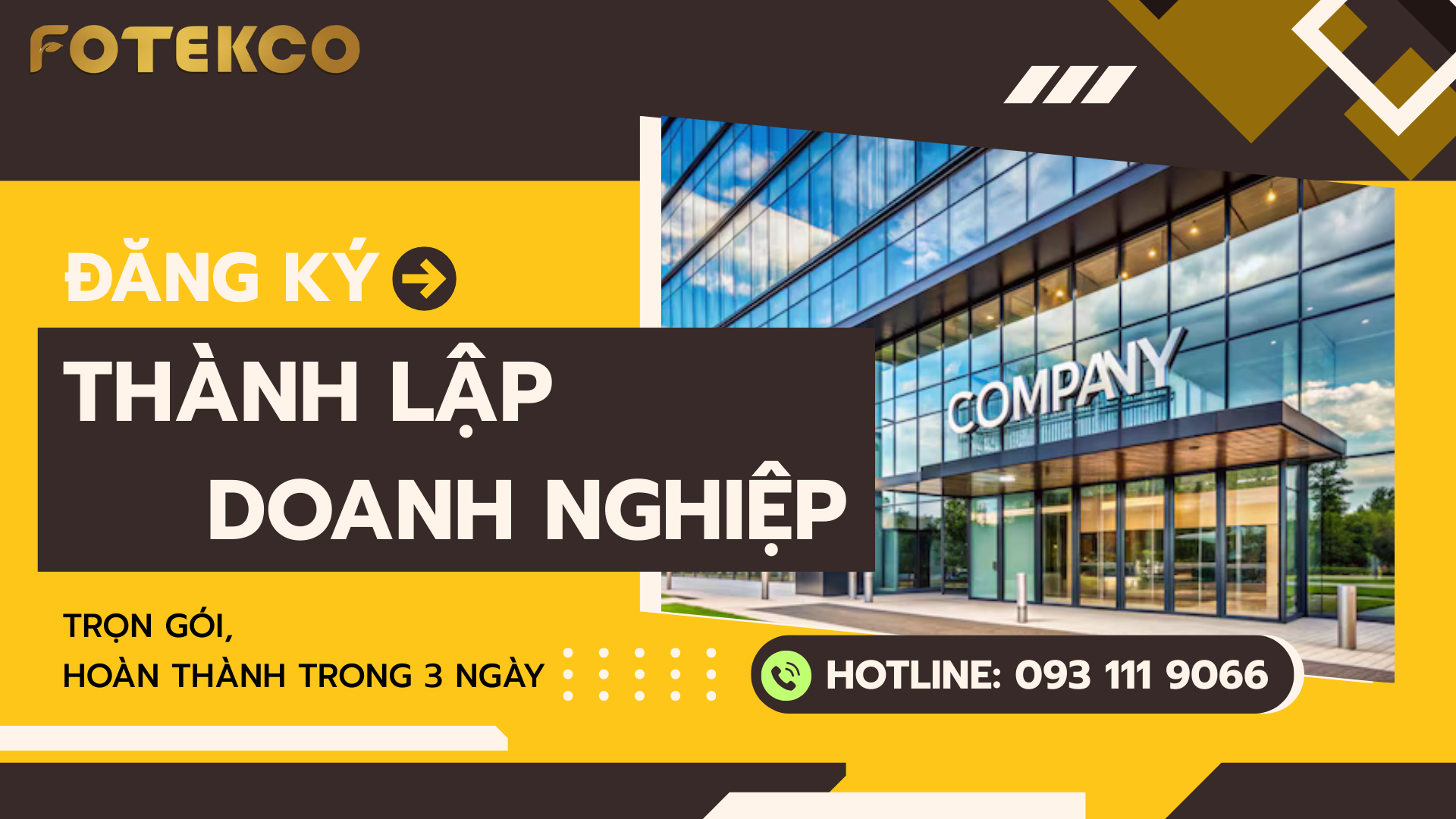 Đăng ký thành lập doanh nghiệp