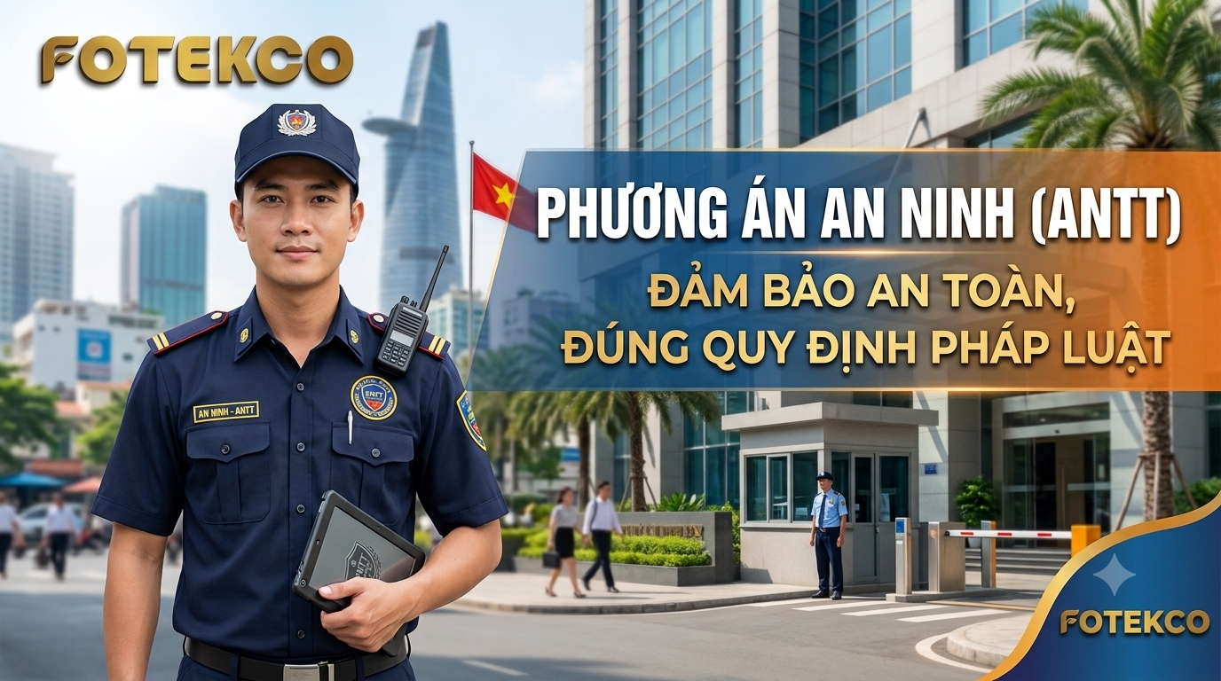 Phương Án An Ninh (ANTT) – Đảm Bảo An Toàn, Đúng Quy Định Pháp Luật