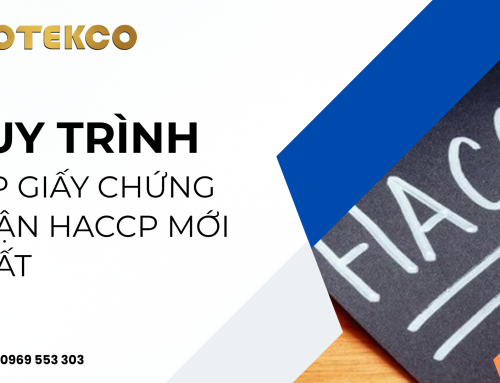 Quy trình cấp giấy chứng nhận HACCP mới nhất
