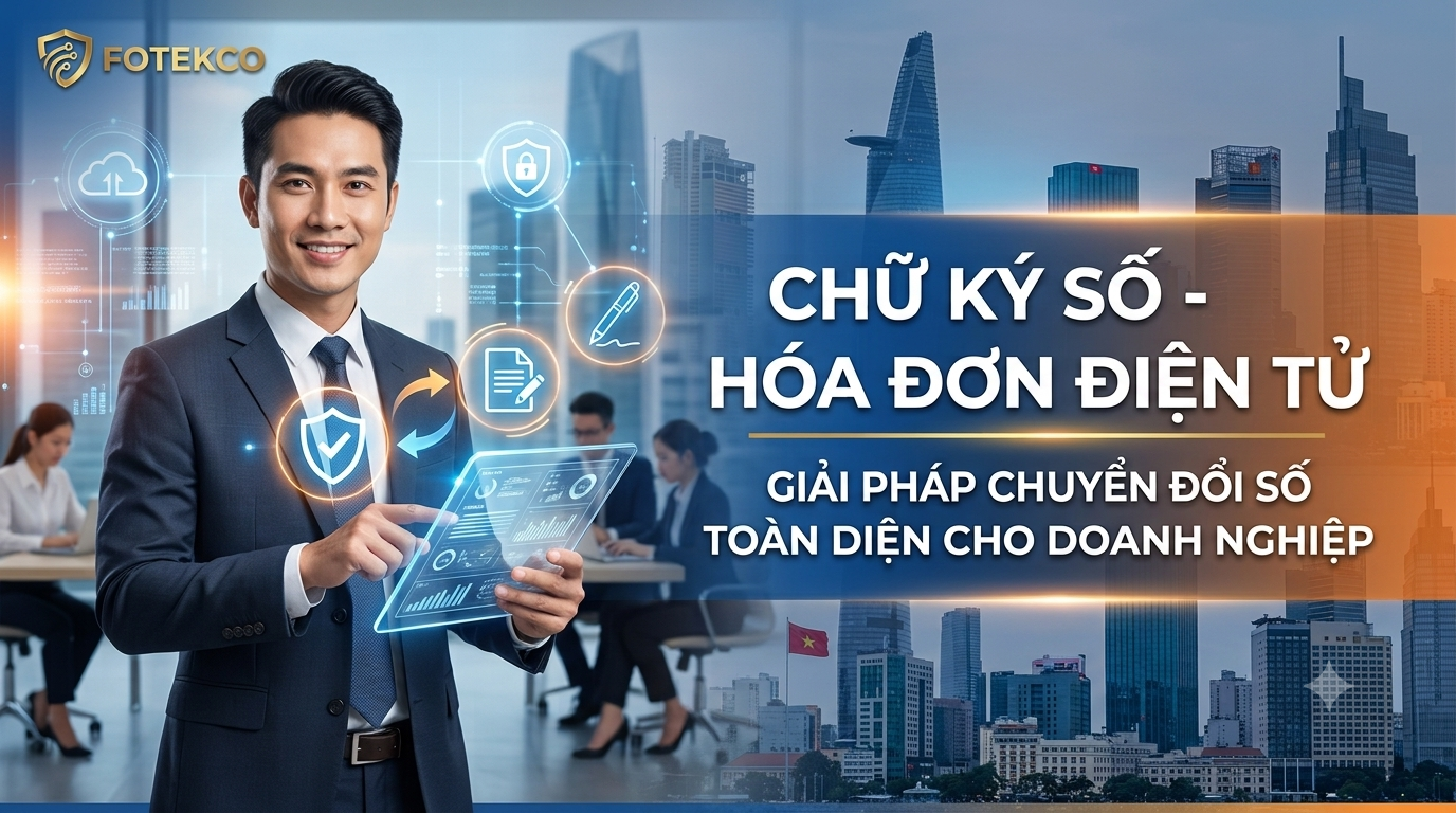 Chữ Ký Số – Hóa Đơn Điện Tử – Giải Pháp Chuyển Đổi Số Toàn Diện Cho Doanh Nghiệp