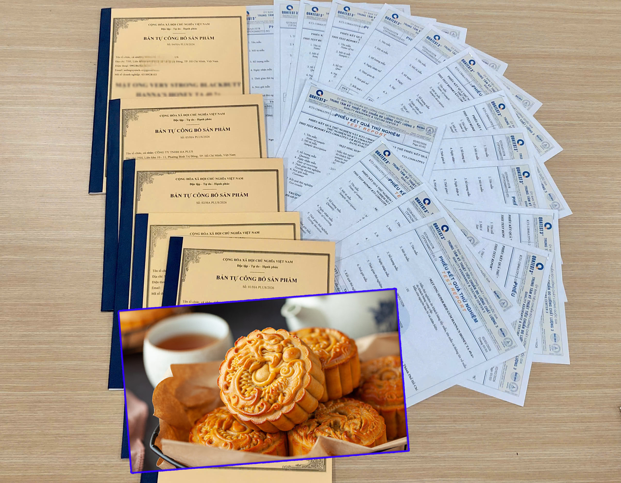 Hồ sơ tự công bố bánh trung thu đúng quy định