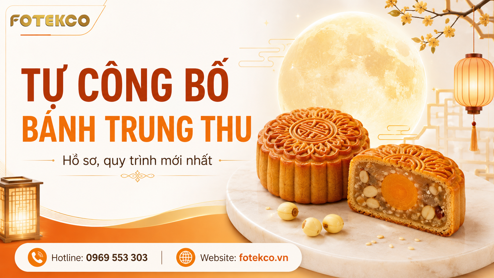Tự công bố bánh trung thu: Hồ Sơ, quy trình mới nhất 2026